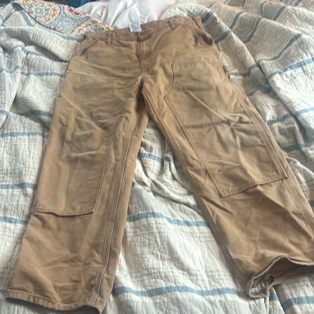 Carhartt B136 - Double Front Washed Duck Loose Fi… - image 1